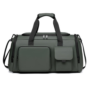 Nueva Mochila Deportiva de Nailon a la Moda con Cierre de Cremallera, Separación entre Compartimentos Secos y Húmedos, Compartimento Independiente para Zapatos, Ideal para Viajes Cortos de Yoga - Product Image 3