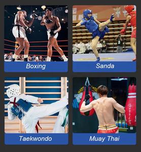 Custom kids Sanda Leg Guard da combattimento per adulti Muay Thai Taekwondo boxe allenamento parastinchi - Product Image 6