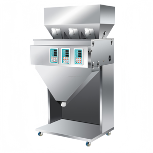 Multi Head Food Granule Filler Foot Pedal 110V 220V Auto Quantitative Spices <b>Seeds</b> Herbs Beans Weighing Filling Sachet Bag - Product Image 1
