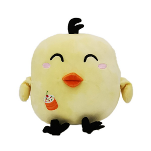 Suministro de fábrica 2020 gran oferta lindos juguetes de peluche suaves redondos animales de peluche <span class=keywords><strong>pollo</strong></span> pollito - Product Image 1