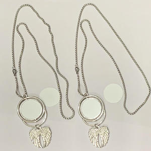 Double Sides Sublimation Blanks <b>Angel</b> <b>Wing</b> Necklace Car Hanging <b>Angel</b> <b>Wing</b> <b>Ornaments</b> - Product Image 1
