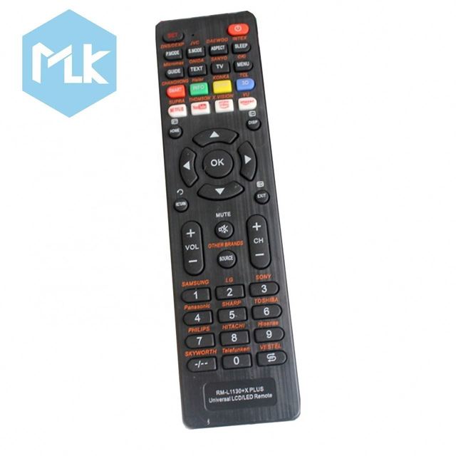 MLK  Universal LCD Led Smart TV Remote Control Universal TV Remote RM-l1130 +x-plus With YouTube MYAPP Function