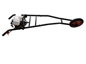 Cadre de chariot à <span class=keywords><strong>tarière</strong></span> à terre à une <span class=keywords><strong>roue</strong></span> détachable 62cc avec moteur 48F 1E48F sans perceuse - Product Image 4