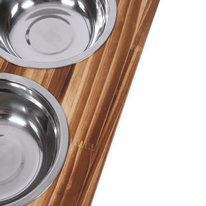 Tempat Makan Anjing Gantung yang Dapat Disesuaikan, Mangkuk Stainless Steel yang Dapat Dicuci, Mangkuk Hewan Peliharaan Khusus untuk Anjing dan Kucing, Mangkuk Makanan Anjing - Product Image 3