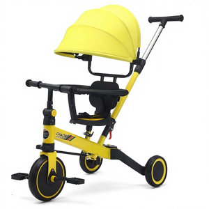 Triciclo para Bebés de Alta Calidad a Bajo Precio, Triciclo para Niños, Nuevo Modelo de Triciclo Infantil con <span class=keywords><strong>Barra</strong></span> de Empuje para que los Padres Puedan Controlar - Product Image 1