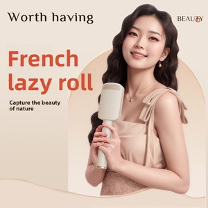 Rizador <span class=keywords><strong>de</strong></span> Pelo Francés <span class=keywords><strong>de</strong></span> 32 mm para Ondas Tipo Huevo, Ondas <span class=keywords><strong>de</strong></span> Agua, Ondas Grandes y Rizos <span class=keywords><strong>de</strong></span> Lana, 2 en 1, Rizador y Plancha con Iones Negativos, Sin Daños - Product Image 2