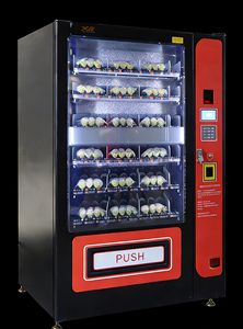 Distributore Automatico Combinato di Snack e Bevande ad Alta Capacità a 12 Scomparti, Distributore Mobile di Accessori, Supporta Pagamenti con Carta di Credito e Monete per Uova - Product Image 2