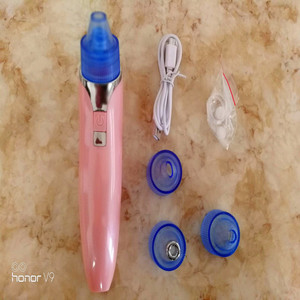 Removedor eléctrico de puntos negros, limpiador de poros, dispositivo limpiador facial con 3 cabezales, recargable por USB para la cara - Product Image 3