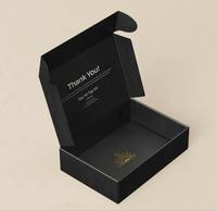 Boîte cadeau en carton ondulé auto-montable recyclable de luxe pour chaussettes, marques haut de gamme, personnalisée, avec lamination brillante mate et gaufrage
