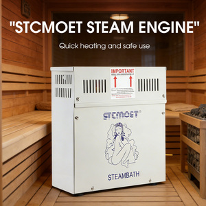 Générateur de vapeur commercial STCNOET 3KW 4.5KW 220V pour douche, <span class=keywords><strong>sauna</strong></span>, bain à vapeur domestique, spa, avec commande étanche - Product Image 2