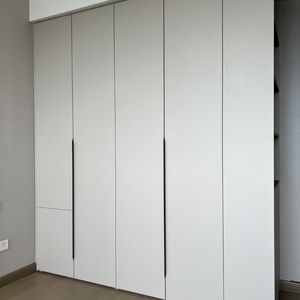 Modern Home Minimalist Adjustable Wooden Walk-In Closet <b>Bedroom</b> Wardrobe Wall <b>Cabinet</b> for Villa & Hotel Use - Product Image 3