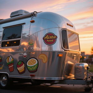 Remolque de Comida Móvil Totalmente Equipado 2025, Máquinas de Aperitivos y Postres, Camión de Comida, Panadería, Carrito de Hot Dogs - Product Image 1