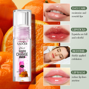 Huile à lèvres hydratante et nourrissante SADOER Flower Warm Change, anti-gerçures, atténue les ridules des lèvres, pour l'entretien des lèvres en automne et en hiver - Product Image 5