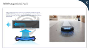 หุ่นยนต์ดูดฝุ่น ECOVACS T80 Omni พร้อมระบบกำจัดฝุ่นอัตโนมัติ แรงดูด 18000Pa ระบบนำทาง LDS Slam+Vslam - Product Image 3