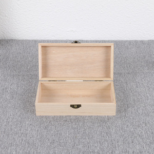 Boîte cadeau en bois rétro personnalisée, rectangulaire, en bois massif, pour le rangement de bijoux, d'huiles essentielles, de parfums et de thé. - Product Image 2