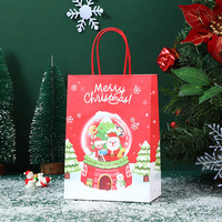 Sacs de cadeau de noël personnalisés 2024 nouvel an décoration de noël fête de vacances enfants bonbons cookie emballage sac à provisions