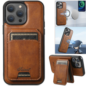 Étui magnétique détachable 2-en-1 en cuir pour iPhone 15 Pro Max <span class=keywords><strong>14</strong></span> Plus 13 12 Mini Xs XR avec housse de poche - Product Image 1