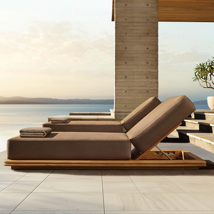 Haute qualité piscine plage daybed cadre <span class=keywords><strong>en</strong></span> <span class=keywords><strong>aluminium</strong></span> meubles hôtel <span class=keywords><strong>jardin</strong></span> utiliser chaise longue simple chaise longue - Product Image 5