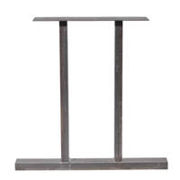 Pieds de table en métal industriel antique de conception nouvelle, prix d'usine