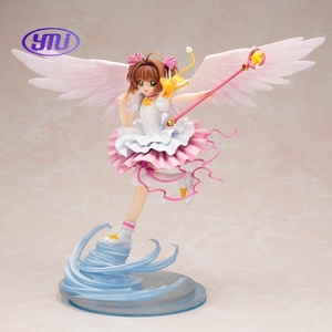 Kotobukiya Cardcaptor Sakura <span class=keywords><strong>kinomoto</strong></span> SAKURA Card ver. หุ่นแอ็กชันทำจาก PVC สำหรับ1/7หุ่นตัวการ์ตูนฟิกเกอร์อนิเมะของเล่นของขวัญสำหรับสะสม - Product Image 1