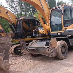 รถขุดไฮดรอลิกแบบล้อ HYUNDAI R210W-9 มือสอง ขนาด 21 ตัน เครื่องจักรก่อสร้าง - Product Image 5