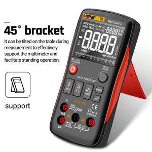 Q1 Pro True RMSプロフェッショナルデジタルマルチメータ9999テスターDIYトランジスタ/コンデンサNCVテスターLCRメーター自動テスト6ヶ月 - Product Image 6