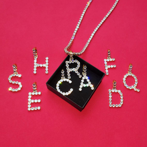 Personalizzato hip hop ciondoli di diamanti personalizzato iniziale nome arabo della collana commercio all'ingrosso dei monili - Product Image 4