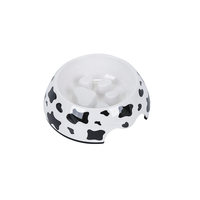 Bols à nourriture pour animaux de compagnie en mélamine plastique moderne, durables et élégants, de plusieurs tailles XL, personnalisables, à motif uni, pour grands chiens