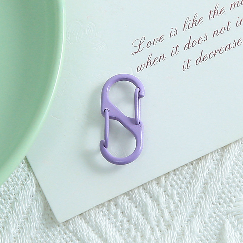 [Violet] Boucle à ressort en forme de S à double ouverture
