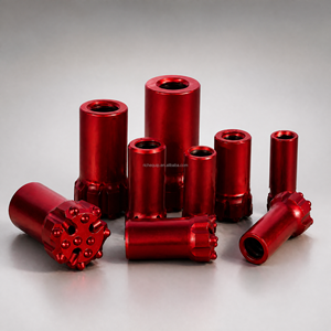 ดอกสว่านเจาะหินแบบ Top Hammer รุ่น R25/R28/R32/T38/T45/T51 ทำจากเหล็กอัลลอยด์และเหล็กกล้าคาร์บอน พร้อมหัวเกลียวแบบ Button Bit และดอกสว่านแบบ Taper สำหรับงานขุดเหมืองแร่ - Product Image 1
