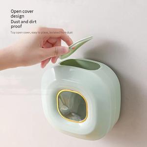 Boîte de rangement murale carrée en plastique sans perçage pour chaussures, anti-poussière, design moderne, grande taille, vente en gros - Product Image 4