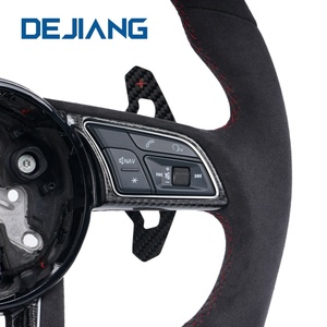 Volant de voiture pour <span class=keywords><strong>Audi</strong></span> 2014 2015 2016 B9 Q5 A3 S3 S8 R8 RS3 S6 A4 A5 A6 C7 avec LED, <span class=keywords><strong>prix</strong></span> d'usine de haute qualité, simili daim - Product Image 5