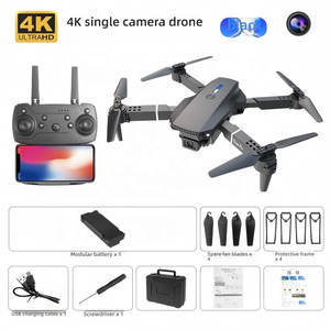 Drone à moteur brushless E88 avec double caméra HD 4K, évitement d'obstacles, mini quadricoptère <span class=keywords><strong>RC</strong></span> pliable le moins cher, <span class=keywords><strong>cadeau</strong></span> pour débutants - Product Image 5