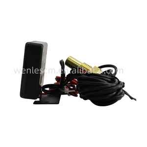 Wenle 2 في 1 مقياس أفقي LED مقياس رقمي الفولتميتر درجة حرارة الماء للسيارة مقياس فولت لجميع السفن والقوارب والسيارات العالمية - Product Image 5