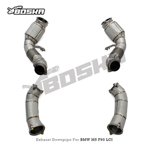 Tuyau d'échappement de tuning pour BMW M5/M6 F90 LCI 4.4TT 2018-2024 Boska Racing <span class=keywords><strong>Sport</strong></span> Header avec catalyseurs 100/<span class=keywords><strong>200</strong></span>/300 <span class=keywords><strong>cellules</strong></span> - Product Image 6