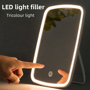 <span class=keywords><strong>Espejo</strong></span> de maquillaje <span class=keywords><strong>con</strong></span> pantalla táctil para niñas superventas, <span class=keywords><strong>espejo</strong></span> cosmético <span class=keywords><strong>con</strong></span> cargador Led plegable portátil <span class=keywords><strong>con</strong></span> logotipo personalizado - Product Image 5