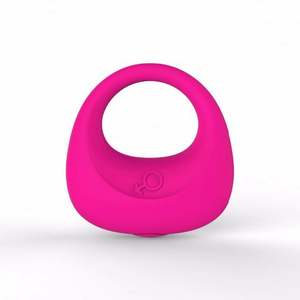 Weich gummi Silikon Mini Penis Ring Vibrator Sexspielzeug für Männer Fabrik preis Großhandel Wasserdichte Verzögerung ringe - Product Image 2