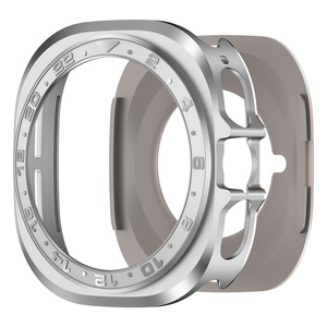 Funda protectora antiarañazos integrada para Samsung para Galaxy Watch 8, Funda clásica de posición de banda de vidrio templado para reloj inteligente - Product Image 4