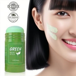 Masque solide au thé vert Masque nettoyant en profondeur Masque de boue hydratant Acné Hydratant Contrôle de l'huile hydratante - Product Image 3