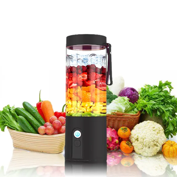 outdoor sport ice crushing function electric juicers fresh vegetable fruit juicer 12v usb blender portable cup fruit juicer