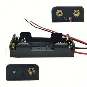 المنتجات الأكثر مبيعًا <span class=keywords><strong>UM</strong></span> 4 Aaa R03 حامل بطارية جافة مع حامل بطارية خيوط 2 خلية Aaa - Product Image 2