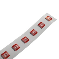 Autocollant RFID NFC de contrôle d'accès avec code QR, puce Ntag213, étanche et résistant aux intempéries, taille personnalisée, 13,56 MHz pour partage de liens