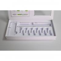Boîte rigide personnalisée à fermeture magnétique pour flacon de peptide rétractable avec insert en mousse EVA, pour suppléments de peptides premium.