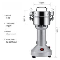 Moulin Électrique Multifonctionnel en Acier Inoxydable SS304 de 800g, 1000g, 1500g, 2000g, 3000W pour Épices, Curcuma, Poudre de Piment, Riz, Farine de Maïs