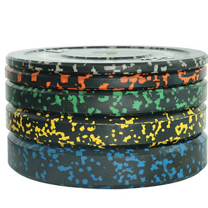 Hot Sale <strong>Weight</strong> Poly Powerlifting Camouflage Bumper <strong>Weight</strong> Plate 10kg NR+SBR Colourful <strong>Barbell</strong> for Gym Fitness - Product Image 2