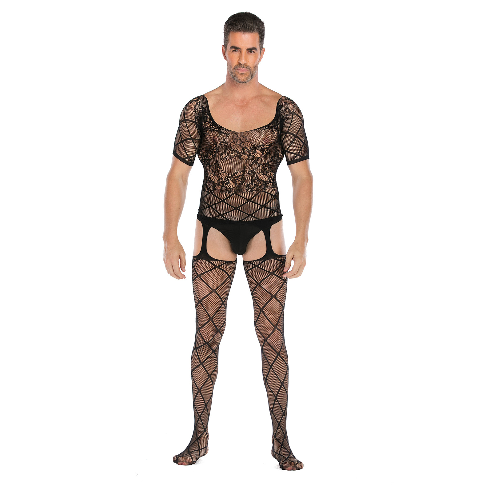 Sexy Clothing Men - Sexy Nightwear Men - Satin Lounge Pajamas Sexy Clothing Men - Sexy Nightwear Men - Satin Lounge Pajamas
