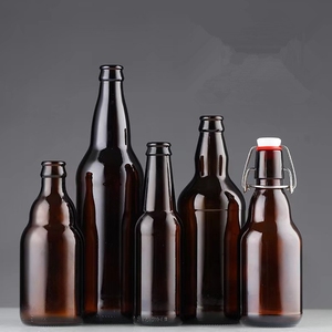 Vacío 250ml 330 500 botellas de <span class=keywords><strong>cerveza</strong></span> de vidrio ámbar 650 para con logotipo personalizado - Product Image 2