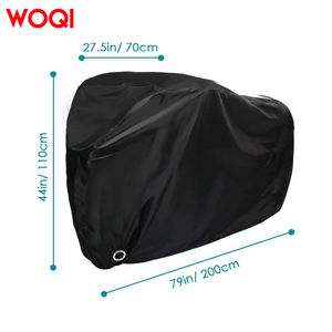WOQI 210D Housse de moto étanche toutes saisons 2L Capacité anti-poussière avec trou de verrouillage Housse de vélo de <span class=keywords><strong>camping</strong></span> en plein air - Product Image 2