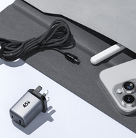 Cargador Rápido KYT 45w con USB-C Tipo C QC PD para Samsung iPhone