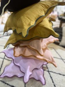 Chic 100% coton hôtel taies d'oreiller nouveau Style doux carré coussin couvre couleurs unies refroidissement tissu maison décoratif Camping - Product Image 4